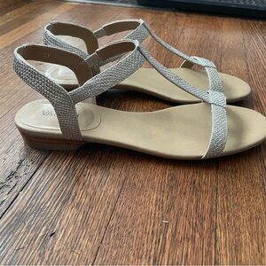 Vaneli Silver Sandals